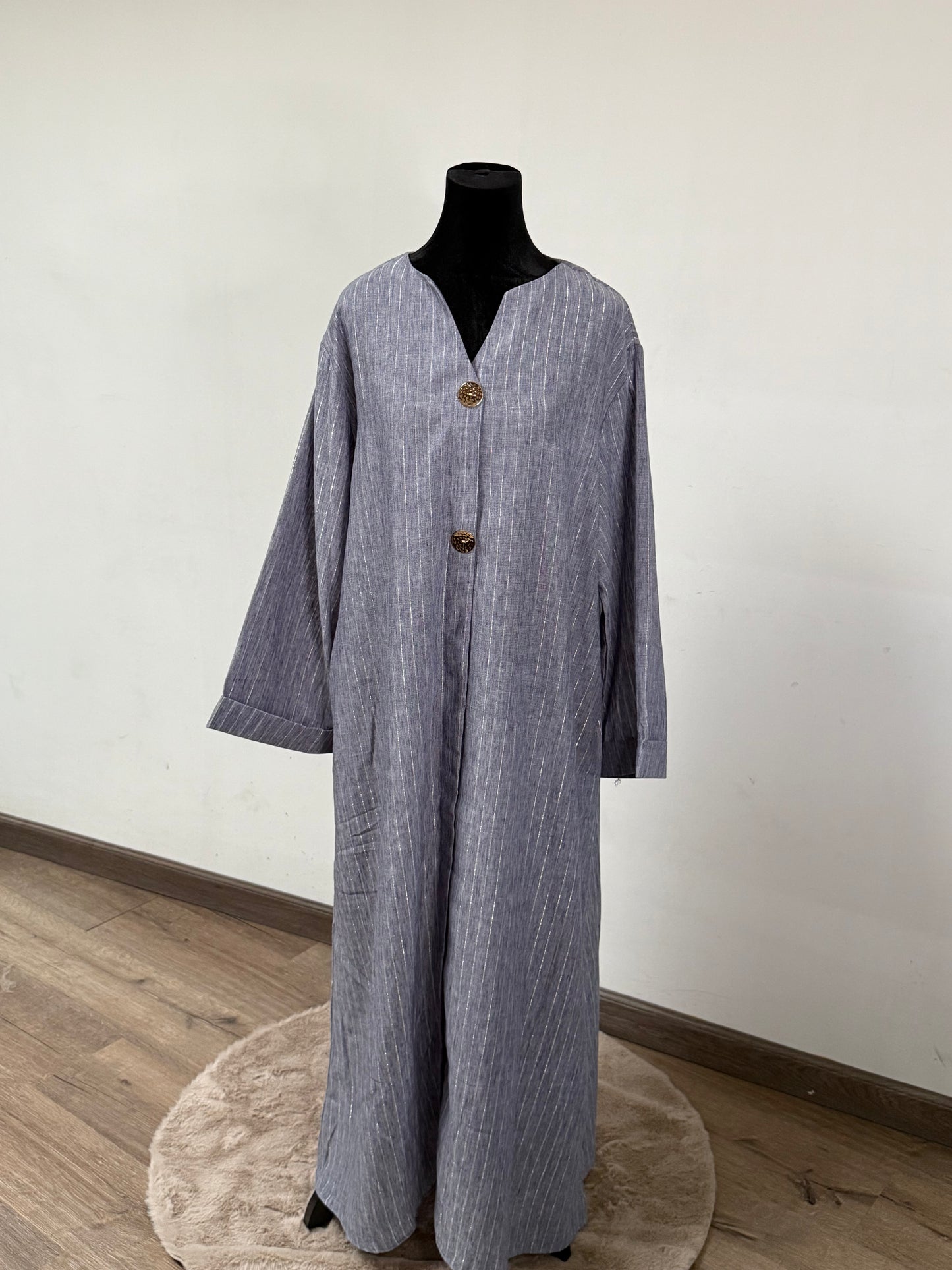 Abaya Layal – Indigo Blauw