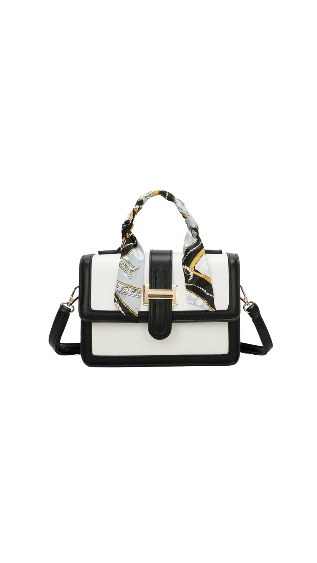 Yasmina Scarf Bag – Baroque Black