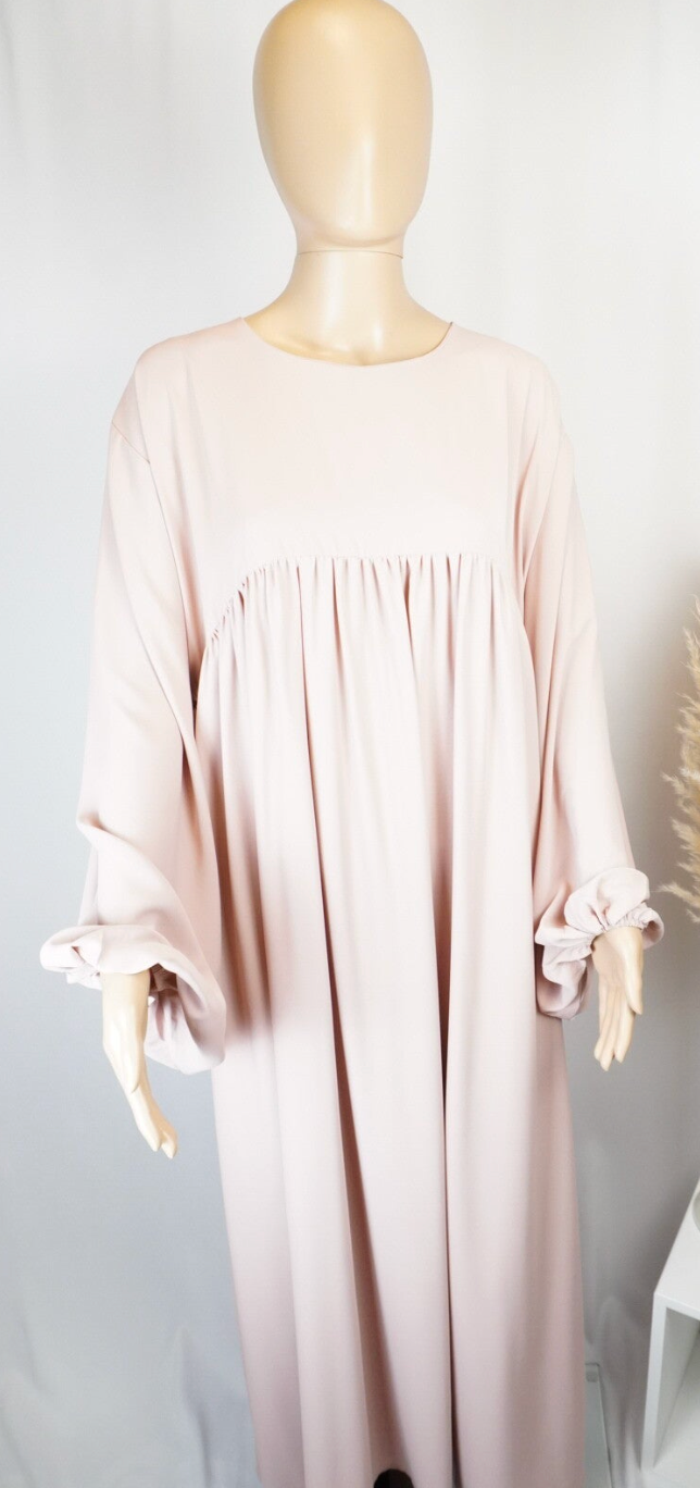 Abaya Aaliyah rose clair RÉGULIER