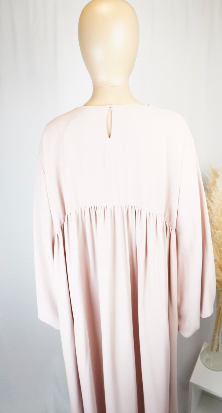 Abaya Aaliyah rose clair RÉGULIER