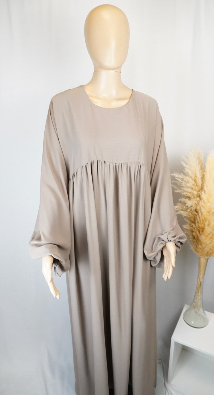 *PRE ORDER* Abaya Aaliyah Greige REGULAR