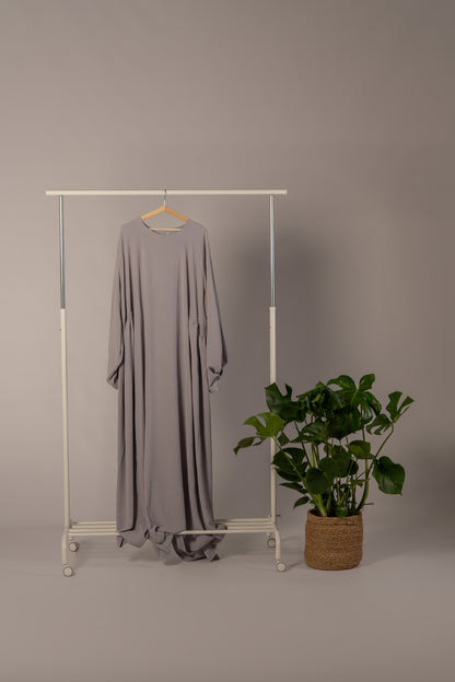 Abaya Marah gris clair TALL
