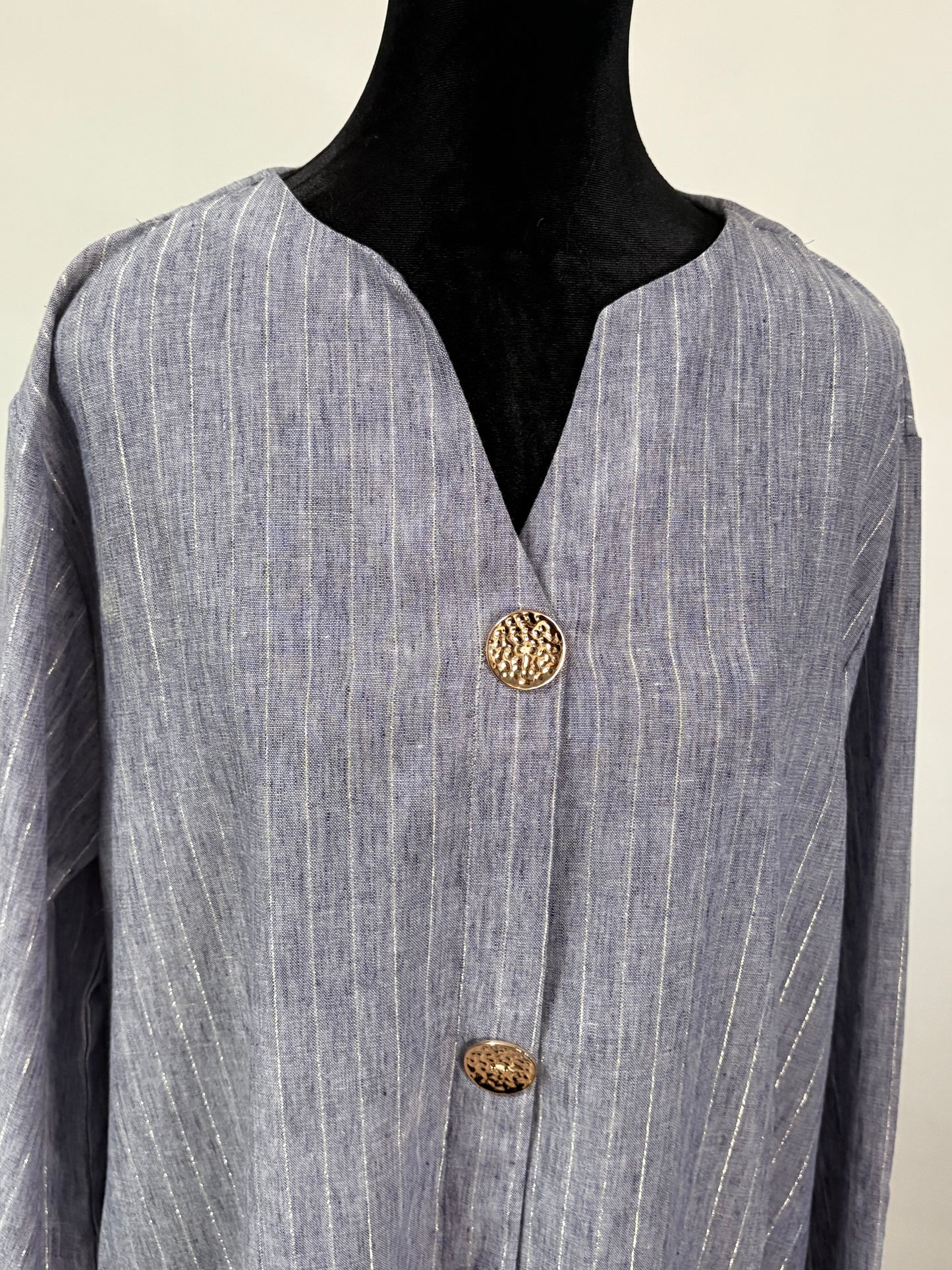 Abaya Layal – Indigo Blauw