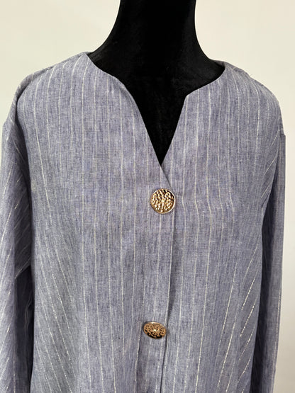 Abaya Layal – Indigo Blauw