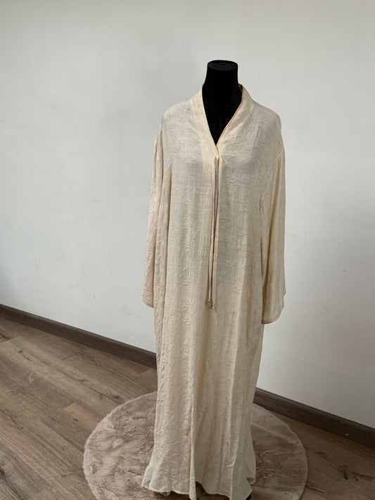 Abaya Lina – Ivory Cream
