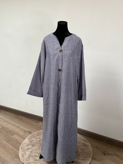 Abaya Layal – Indigo Blauw