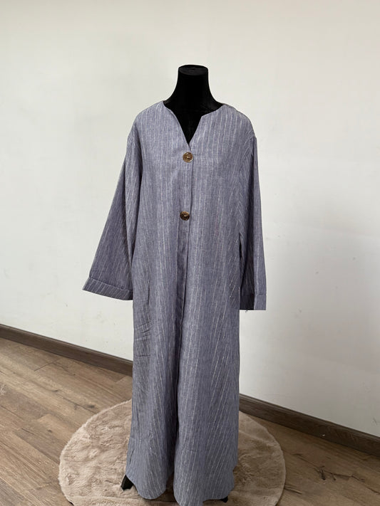 Abaya Layal – Indigo Blauw
