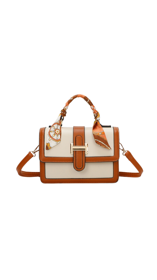 Yasmina Scarf Bag – Caramel Glow
