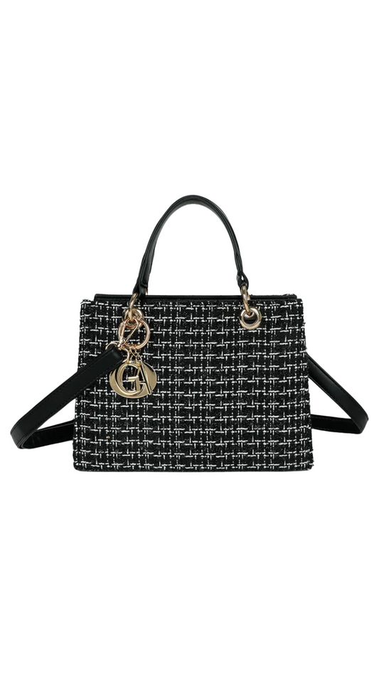 Layali Tweed – Noir Tissé