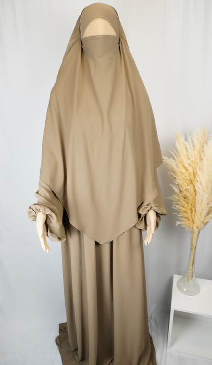 Medina Silk set TALL Taupe