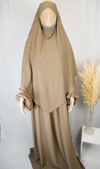 Medina Silk set TALL Taupe