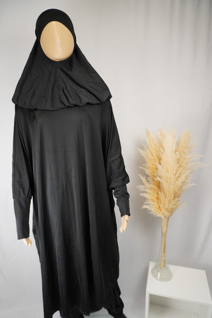 Zwem-jilbaab Black